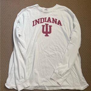 Indiana Hoosiers White Longsleeve XL